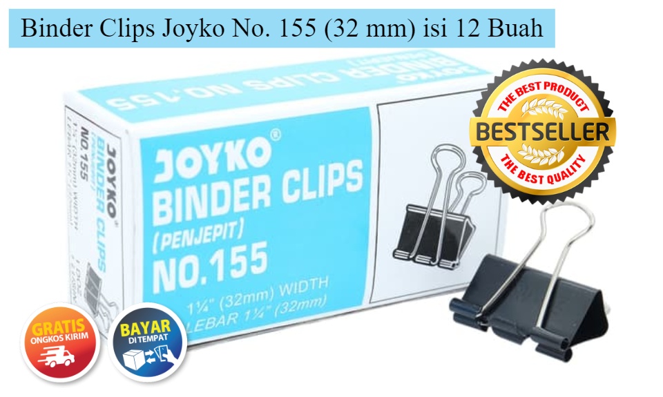 JOYKO Binder Clips No 155