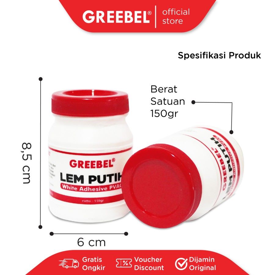 Lem Putih Greebel 150gr